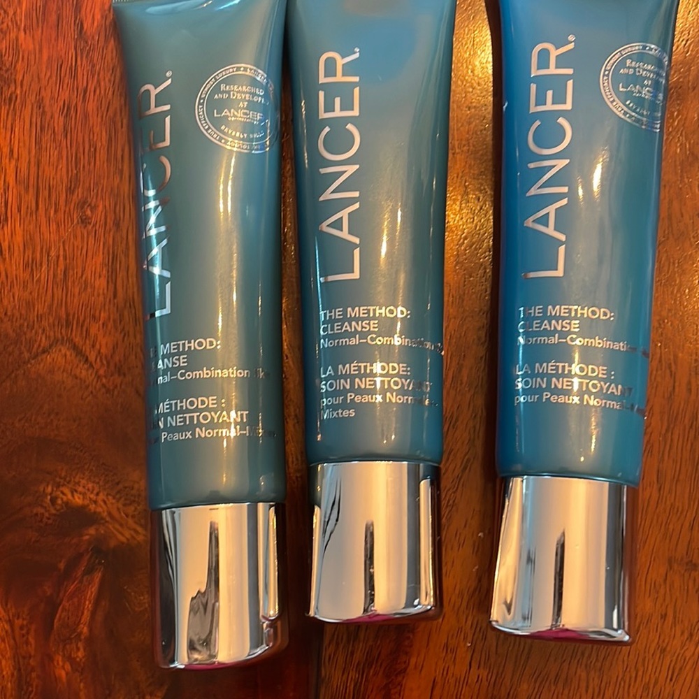 Lancer facial cleanser.